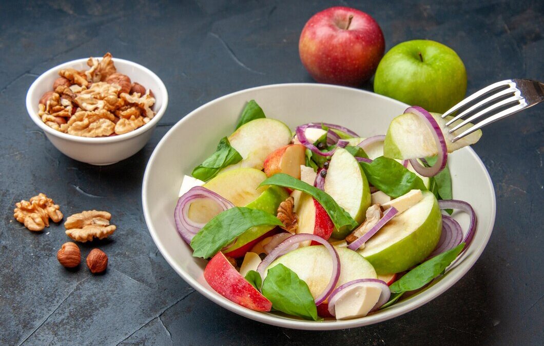 Harvest Apple Salad Recipe – Healthy fruit salad with apples