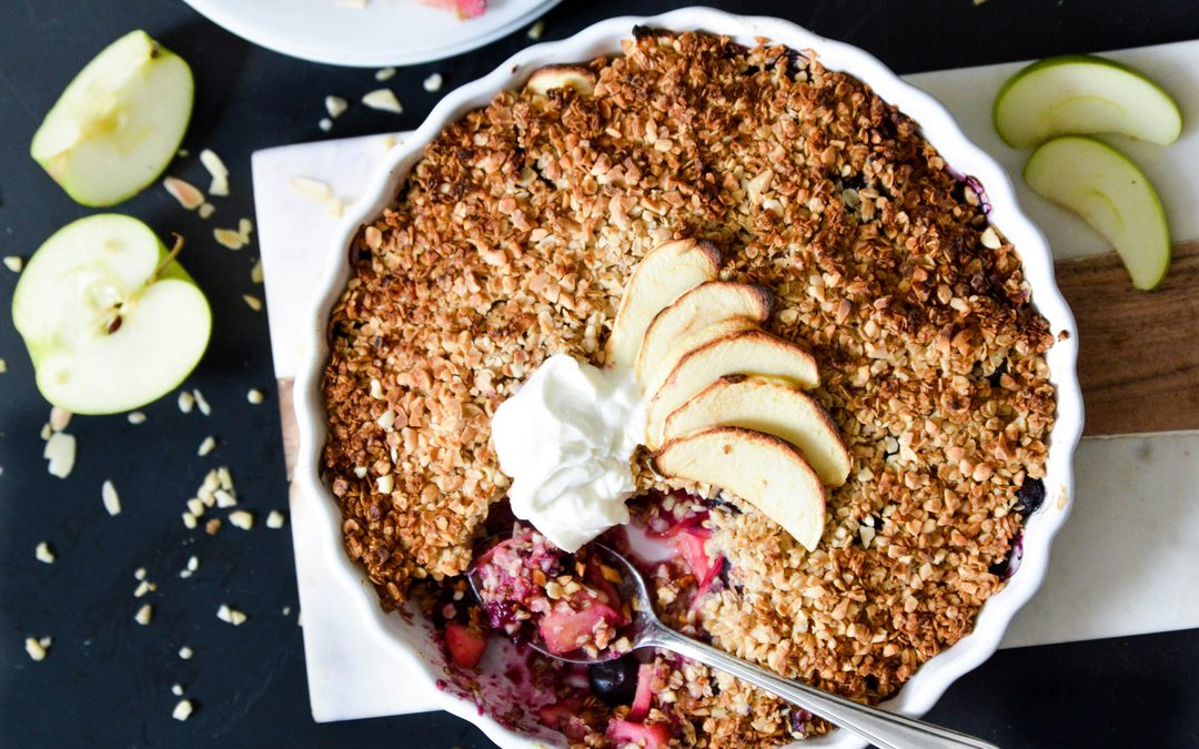 Crisp Autumn Nights: Bake a Seasonal Fruit Crisp with the Kids (And Stock Up Your Freezer for Later!)